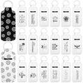 20Pcs Volleyball Lipstick Holder Keychains Bulk Volleyball Lipstick Balm Holder Keychain Clip-on Lipstick Sleeve Pouch Volleyball Portable Wristlet Keychain Lanyard