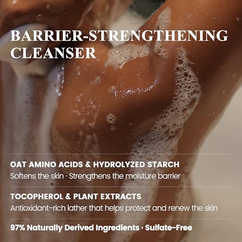 Atom Fresh Antioxidant-Rich Body Wash ? Sweet Jam Jasmine | Gently Cleanse, Nourish & Soften Skin with Oat Amino Acids, Soapberry & Vitamin E | Plant-Based, Sulfate-Free Formula (16.94 fl oz)