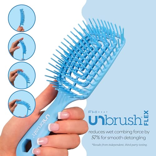 FHI Heat UNbrush Flex Detangling Brush | Pain-Free Hair Detangler