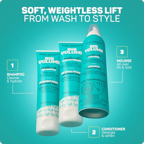 Marc Anthony Big Volume Weightless Mousse for Fine Hair