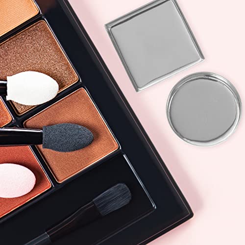 30Pcs Empty Eyeshadow Metal Pans Round Refillable Palette