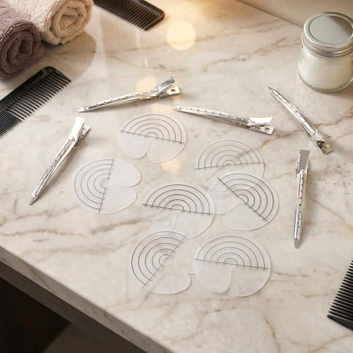 50pcs Heat Shield Guards for Hair Extensions with Clips
