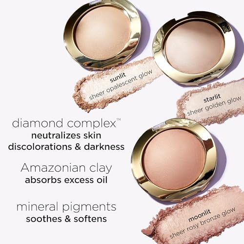tarte shape tape glow powder ? Buildable Highlighter with Mineral Pigments & Diamond Powder for a Natural Radiant Finish with Lightweight Luminous Shine, Vegan & Cruelty Free