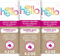 Hello Unicorn Sparkle Kids Fluoride Toothpaste, Bubble Gum, 4.2 oz (3 Pack)