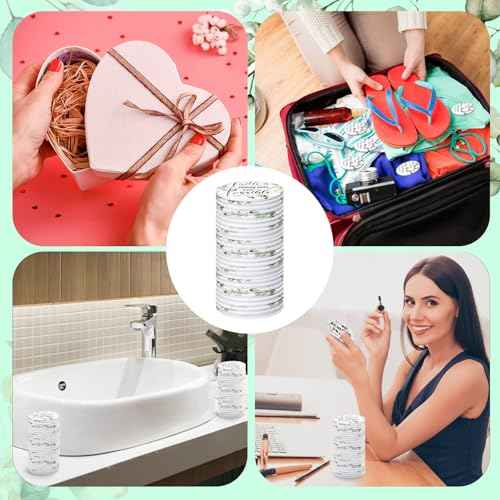 Yaomiao 160 Pcs Mini Christian Compact Mirror Bulk Inspirational Bible Verse Pocket Mirrors Small Portable Religious Gifts for Women Volunteer Employee Coworkers Sunday Church Party Favors