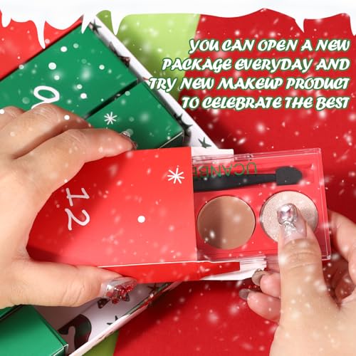 UCANBE 12-Day Makeup Advent Calendar, Holiday Beauty Gift Set