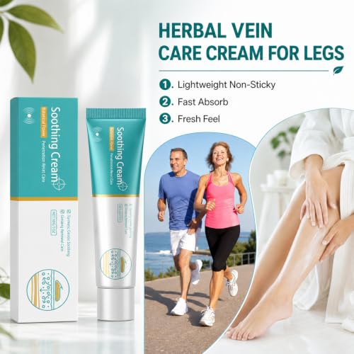 Herbal Vein Care Massage Cream for Legs & Shoulders - 2 Pack, 30g