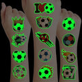 96 Glow In The Dark Soccer Temporary Tattoos | Party Favors