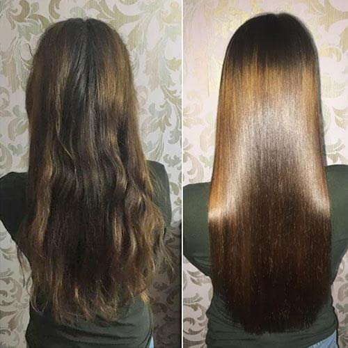 KERA FRUIT Stem Cell & Argan Hair Treatment Set - Natural Hair Smoothing & Growth 16oz + Shampoo 32oz