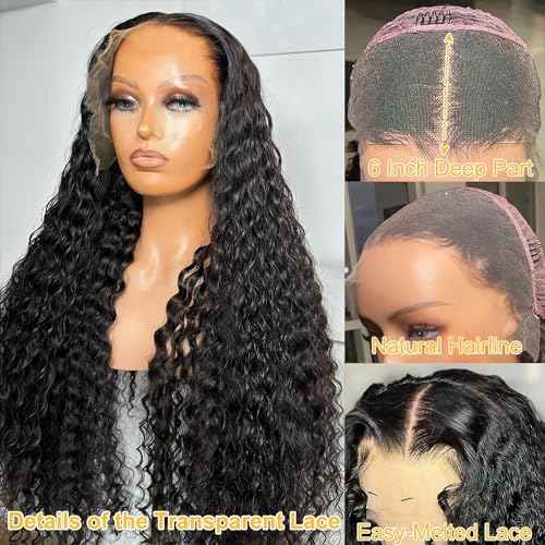 12 Inch Short Curly Lace Front Wigs Human Hair 13x6 Deep Wave Lace Front Wigs Human Hair Curly Wig 13x6 Lace Front Wigs Virgin Remy Human Hair Wig for Women Deep Wave 13x6 Frontal Wig