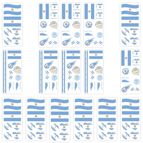 2026 World Cup & St Patrick's Day Temporary Tattoos - 16PCS