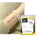 Eternal Amor Semi-Permanent Tattoo Set - Waterproof, 1-2 Week Wear