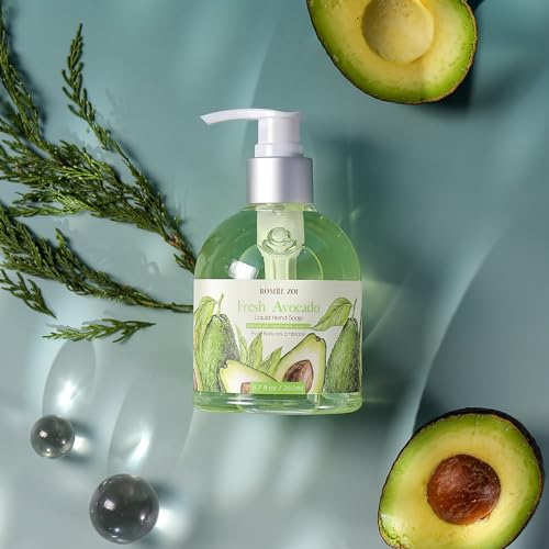 ROMIIE ZOI Liquid Hand Soap with Gift Box - Avocado - 260ml/ 8.7 fl.oz (Pack of 3)