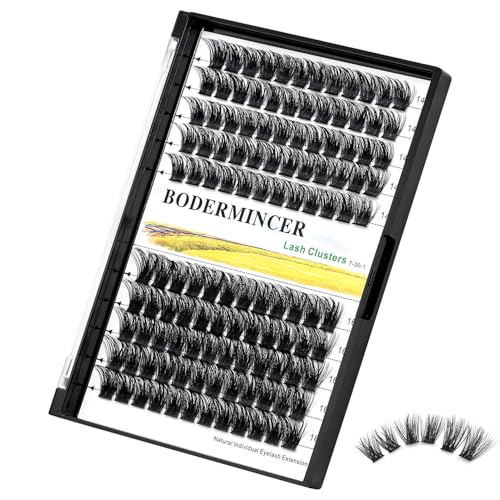 Bodermincer 120 D Curl Lash Clusters - 10-12mm Mixed