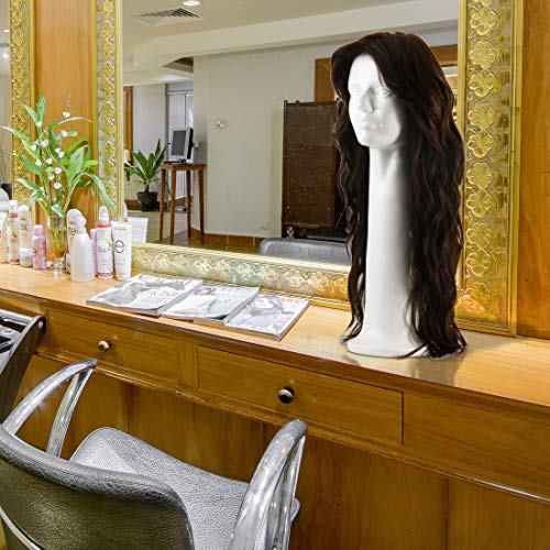 15'' Inch Styrofoam Head Wig Head Mannequin Manikin, Style, Model & Display Women's Wigs, Hats & Hairpieces Stand - Large, by Adolfo Designs