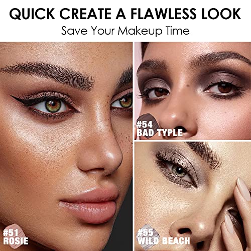FOCALLURE Cream Eyeshadow Stick Set - 3PC Waterproof Pencil