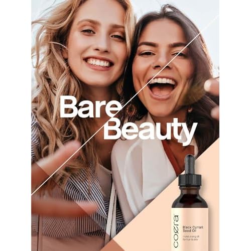 Coera Black Currant Seed Oil | 2 fl oz | Moisturizing Oil for Hair and Skin | Free of Parabens, SLS, & Fragrances