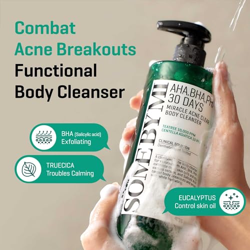 SOME BY MI AHA BHA PHA 30 Days Miracle Toner 2EA & Miracle Acne Clear Body Cleanser