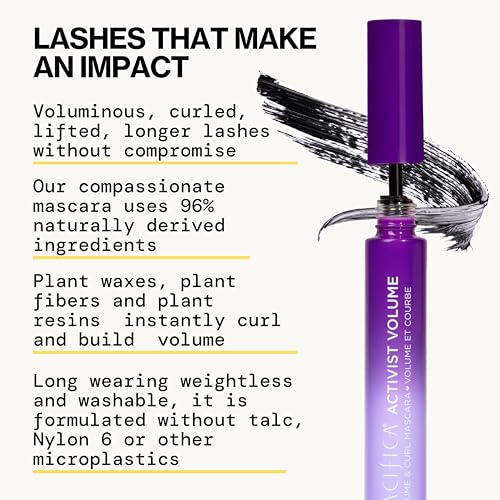 Pacifica Activist Volume & Curl Mascara – Plant-Based Formula