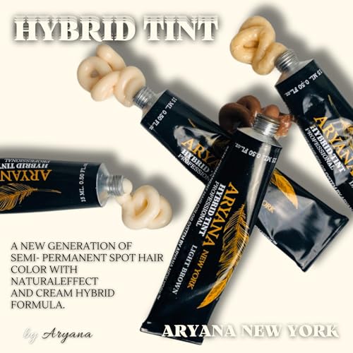 Aryana New York Hybrid Color Hair Kit - Black | Gray Coverage & Root Touch-Up