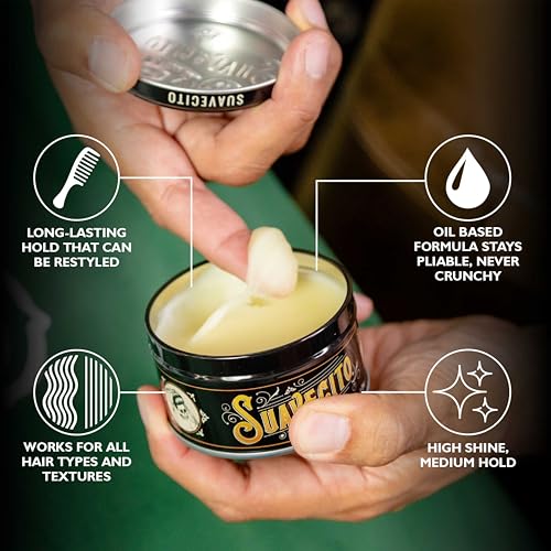 Suavecito Oil Based Pomade 3oz - Original Scent Hair Styling