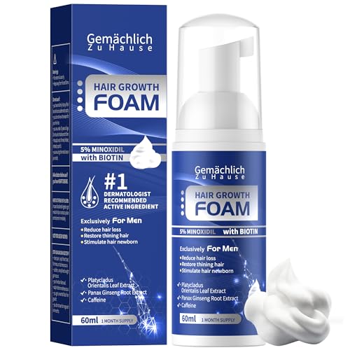 5% Minoxidil Foam for Men Hair Regrowth - 60ml
