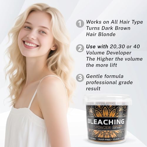 Hair Bleach Powder 500g Salon Grade Lightener