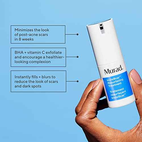 Murad InvisiScar Resurfacing Treatment ? Acne Scar Solution with Vitamin C, Salicylic Acid & Centella Asiatica for Smoother Texture, Reduced Discoloration & Effectively Blurs Imperfections - 1 Fl Oz