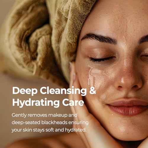 AVCA Blackhead Remover Cleansing Oil 10.14 fl.oz.(300ml) - Makeup & Blackhead Remover, PHA Gentle Exfoliator, Lightweight Pore Cleanser, Korean Skincare for Normal & Oily Skin