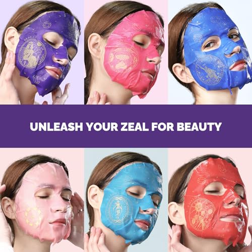 ZealSea Super Hydrating & Moisturizing Facial Sheet Mask Bundle 7 Pack Sheet Masks Plus New Releasing Magic Fun Facial Mask Collection