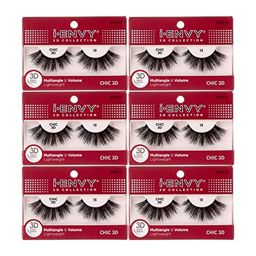 i-Envy 3D Glam Collection Multi-angle & Volume (6 PACK, KPEI13)