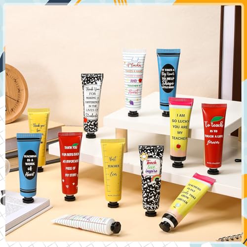 Teacher Appreciation Hand Cream Set, 12 Pack 30ml Bulk Gifts