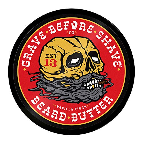 Grave Before Shave Beard Butter (Cigar Blend) 4oz. container (Pack of 2)
