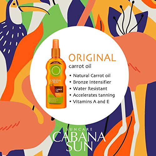 Cabana Sun Original Carrot Oil Accelerates Tanning 200ml