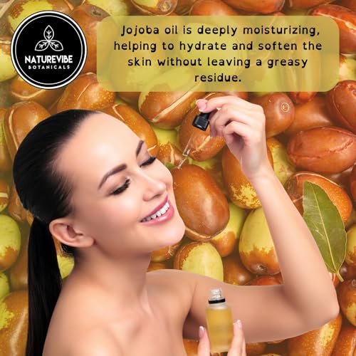 Naturevibe Botanicals Aloevera Oil 32oz and Golden Jojoba Oil 32oz | Oil Combo