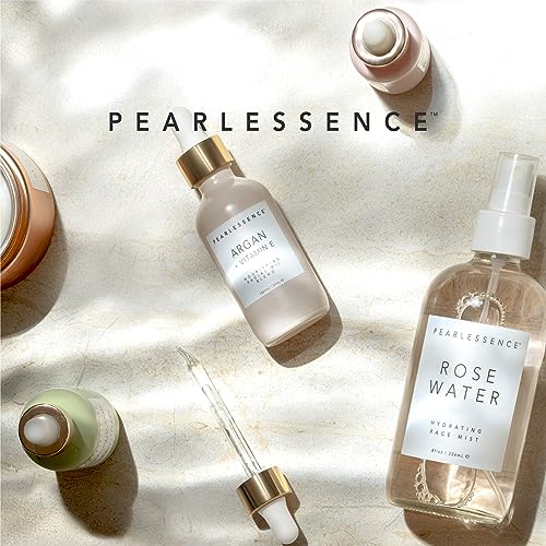 Pearlessence Rosehip Balancing Facial Oil + Rosehip Fruit Oil & Vitamin C | Daily Hydration to Help Balance & Revive Skin | Made in USA & Cruelty Free