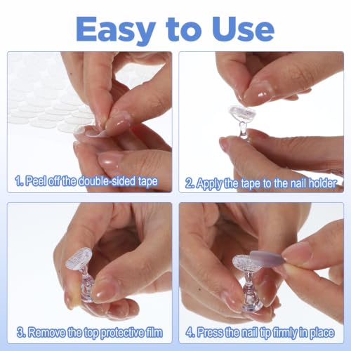 Magnetic Nail Art Stand for Press-On Nails, DIY Practice & Display Kit