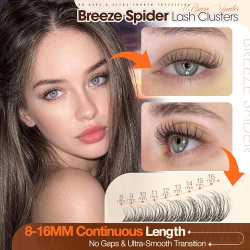 Spider Lash Clusters 8-16MM Wispy Eyelash Extensions