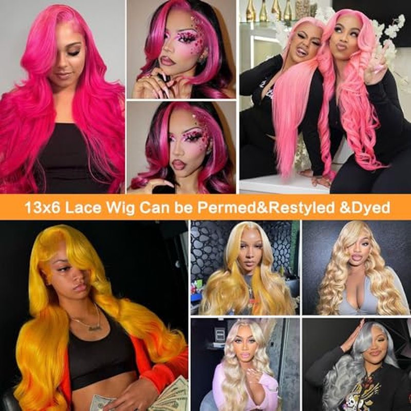 613 Blonde Lace Front Wig Human Hair 13x6 Body Wave 26 Inch