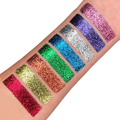 Moon Glitter Fine Cosmetic Glitter Shaker - Silver 0.17oz