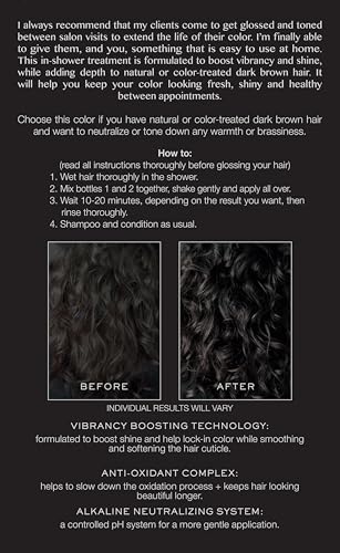 Kristin Ess Hair Gloss Bittersweet Dark Brunette - Semi Permanent Toner