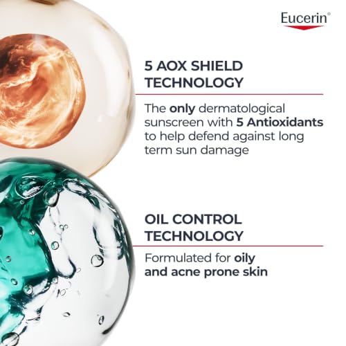 Eucerin Clear Skin Face Sunscreen SPF 50, 2.5 FL OZ