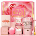Pink Spa Relaxation Gift Basket Set for Women