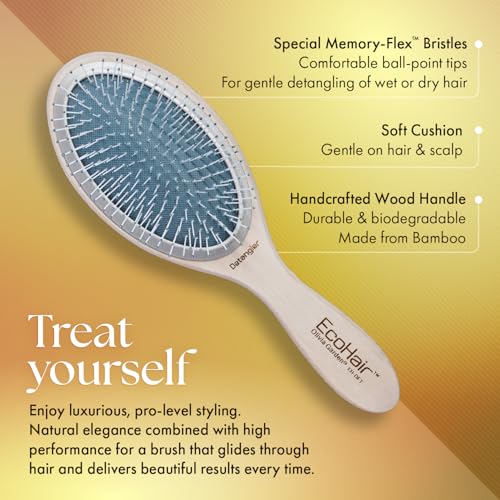 Olivia Garden EcoHair Bamboo Paddle Hair Brush