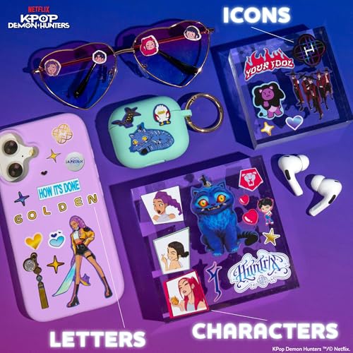 Netflix KPop Demon Hunters 1500+ Sticker Sheet Pack, 20 Sheets