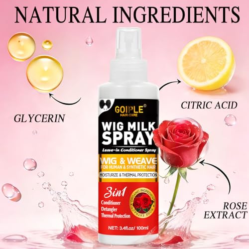 Goiple Wig Milk Spray - 2PCS Leave-In Conditioner & Detangler
