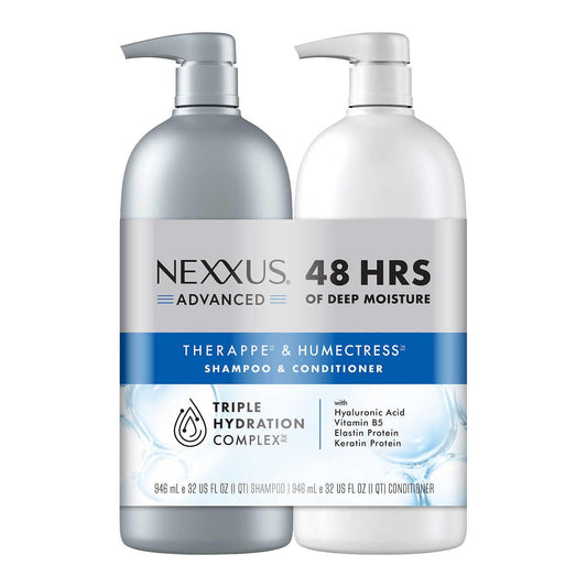 Nexxus Advanced Therappe Shampoo and Humectress Conditioner, 32 Fl Oz (2 Pack)