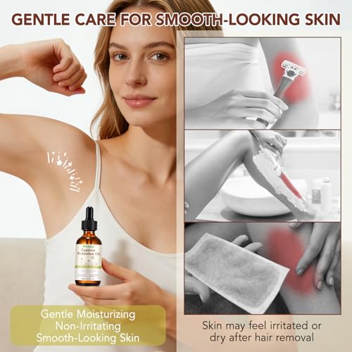 Cyperus Rotundus Oil, 60ML Cyperus Rotundus Oil hair Removal, Natural Hair Removal Care Essential for Smooth Skin, Moisturizing & Soothing, Suit for All Skin Types (2)