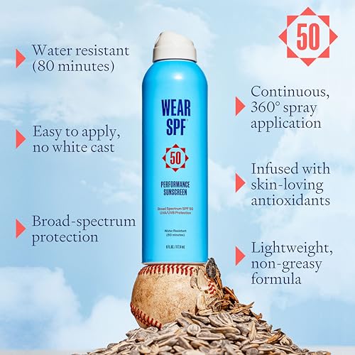 Wear SPF Performance Sport Sunscreen Spray ? Water & Sweat-Resistant SPF 50