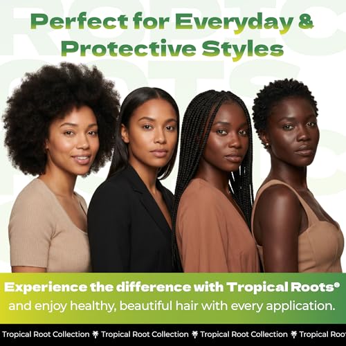Bronner Bros Tropical Roots Stimulating Growth Oil 8oz